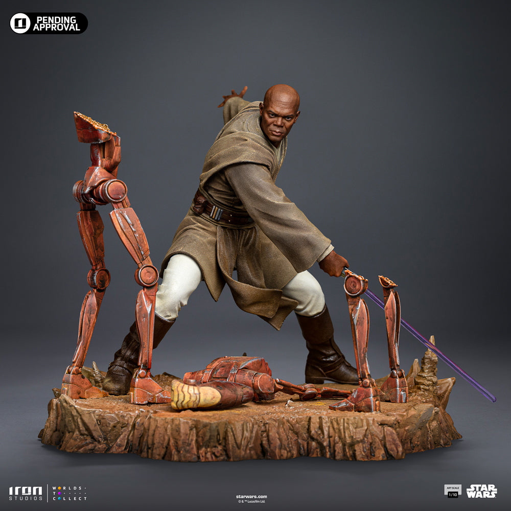Estátua Mace Windu 1/10 - Star Wars - Art Scale 1/10 - Iron Studios