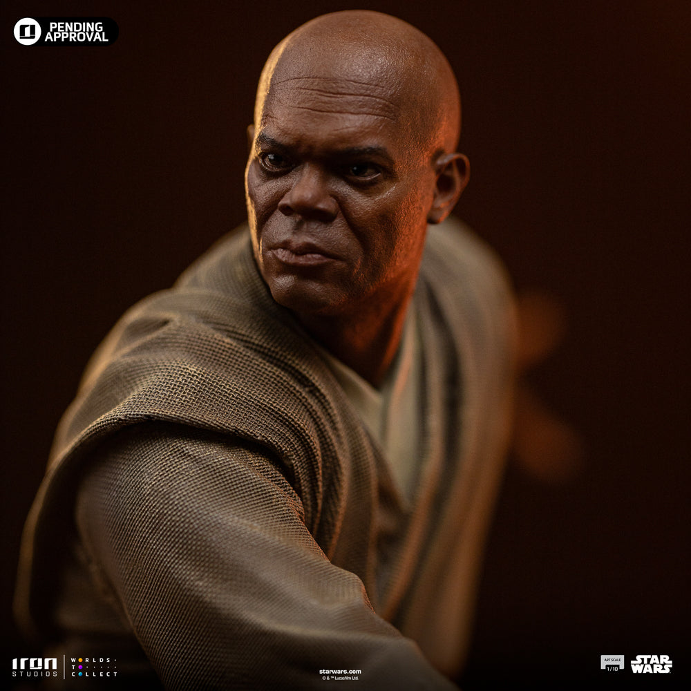 Estátua Mace Windu 1/10 - Star Wars - Art Scale 1/10 - Iron Studios
