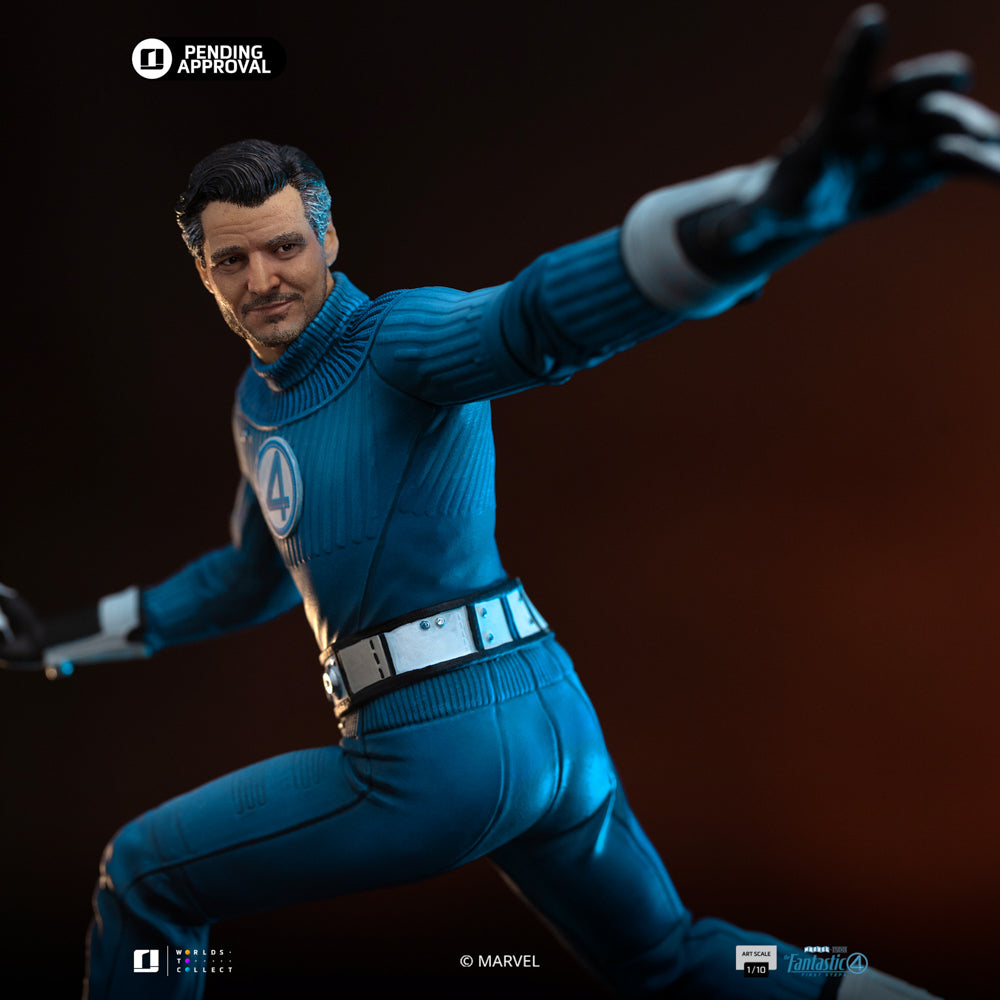 Estátua Mr. Fantastic and H.E.R.B.I.E  1/10 - Quarteto Fantástico - Art Scale 1/10 - Iron Studios