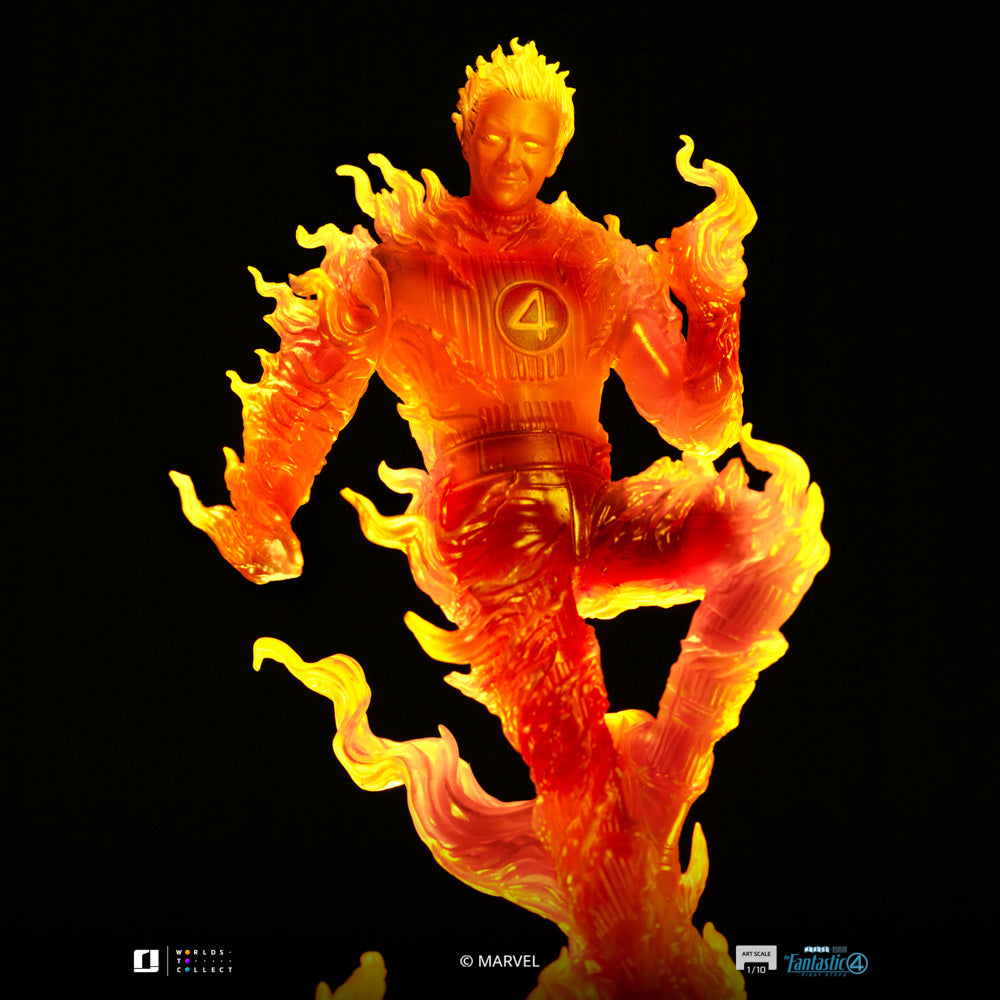 Estátua Human Torch - Fantastic Four - Art Scale 1/10 - Iron Studios