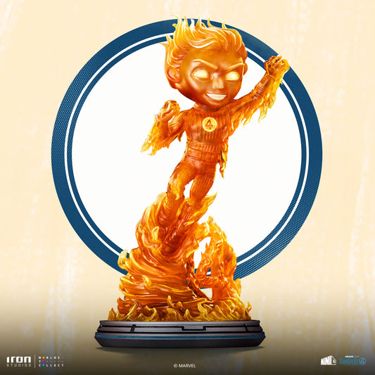Estátua Human Torch - Fantastic Four - MiniCo - Iron Studios