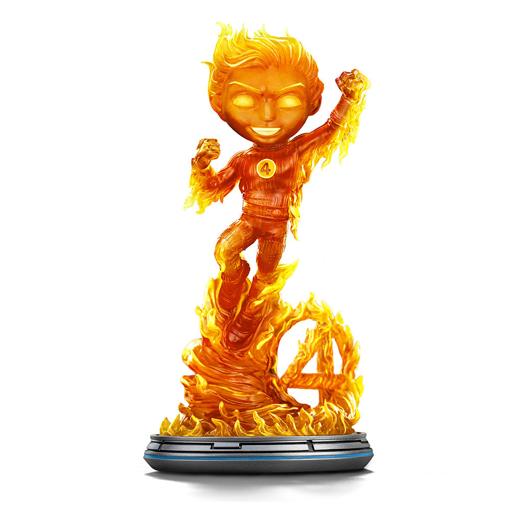 Estátua Human Torch - Fantastic Four - MiniCo - Iron Studios