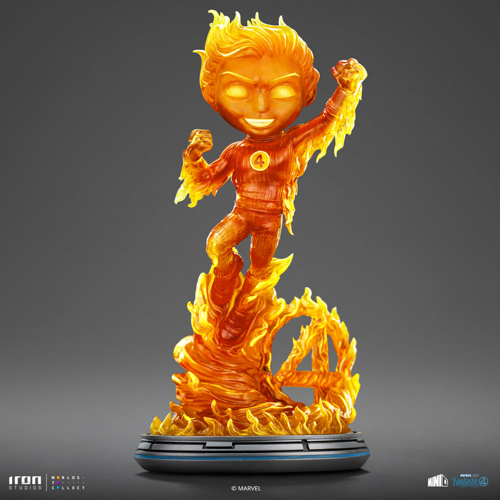 Estátua Human Torch - Fantastic Four - MiniCo - Iron Studios