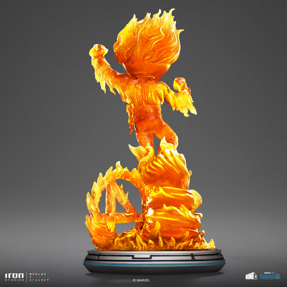 Estátua Human Torch - Fantastic Four - MiniCo - Iron Studios