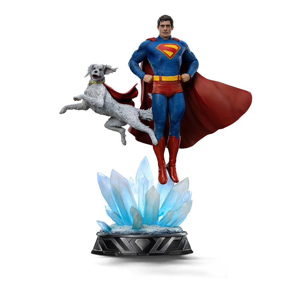 Estátua Superman e Krypto - Superman Legacy Movie - Art Scale 1/10 - Iron Studios