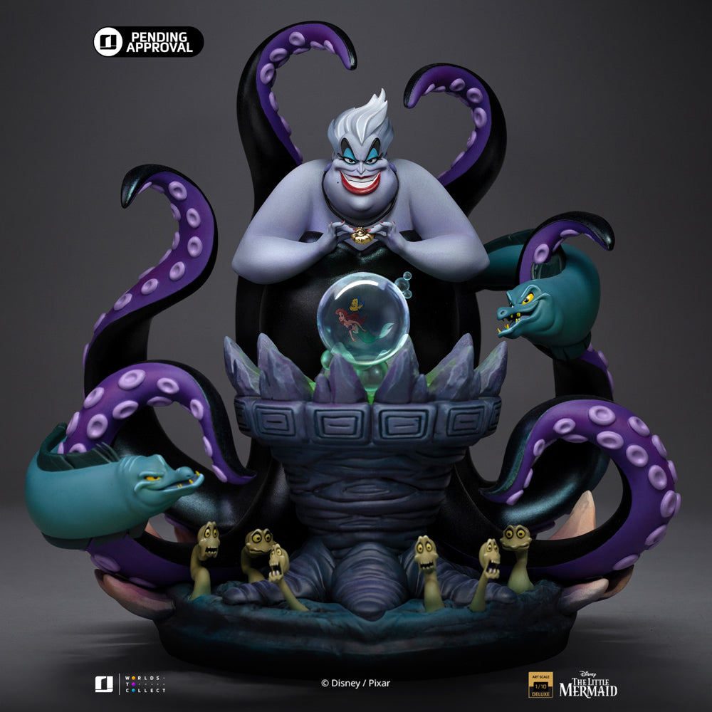 Estátua Ursula Deluxe - Disney's Villains - Art Scale 1/10 - Iron Studios