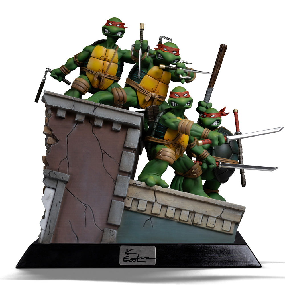 Estátua TMNT 1st Cover Set (Kevin Eastman Signed Ver.) - Teenage Mutant Ninja Turtles - Art Scale 1/10 - Iron Studios