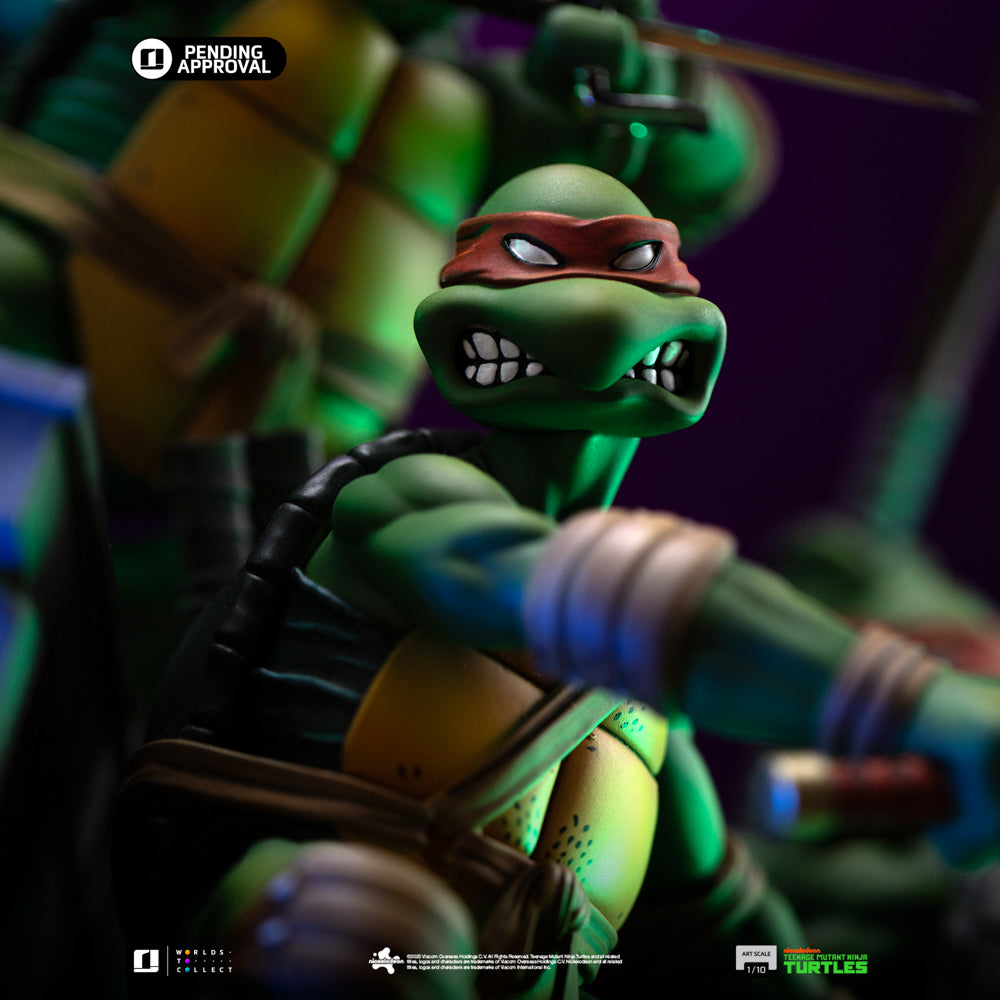 Estátua TMNT 1st Cover Set - Teenage Mutant Ninja Turtles - Art Scale 1/10 - Iron Studios