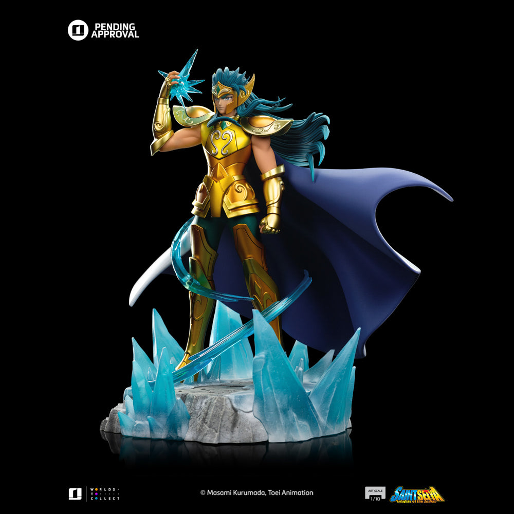 Estátua Aquarius Camus - Saint Seiya - Art Scale 1/10 - Iron Studios