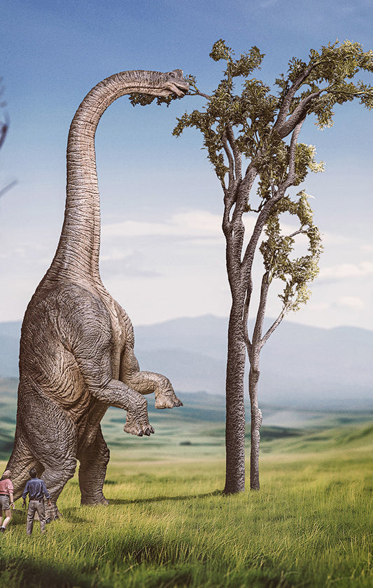 Estátua Welcome to Jurassic Park "Special Edition" - Jurassic Park - Demi Scale 1/20 - Iron Studios