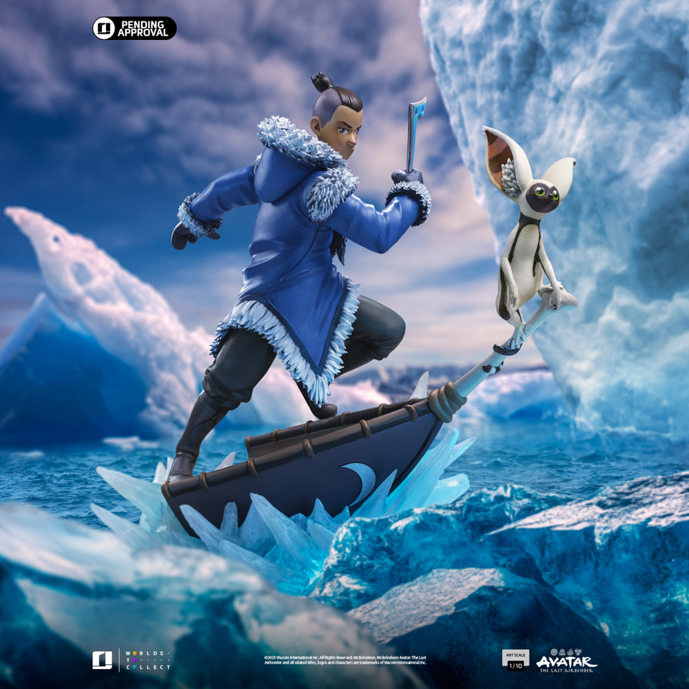 Estátua Sokka - Avatar: The Last Airbender - Art Scale 1/10 - Iron Studios