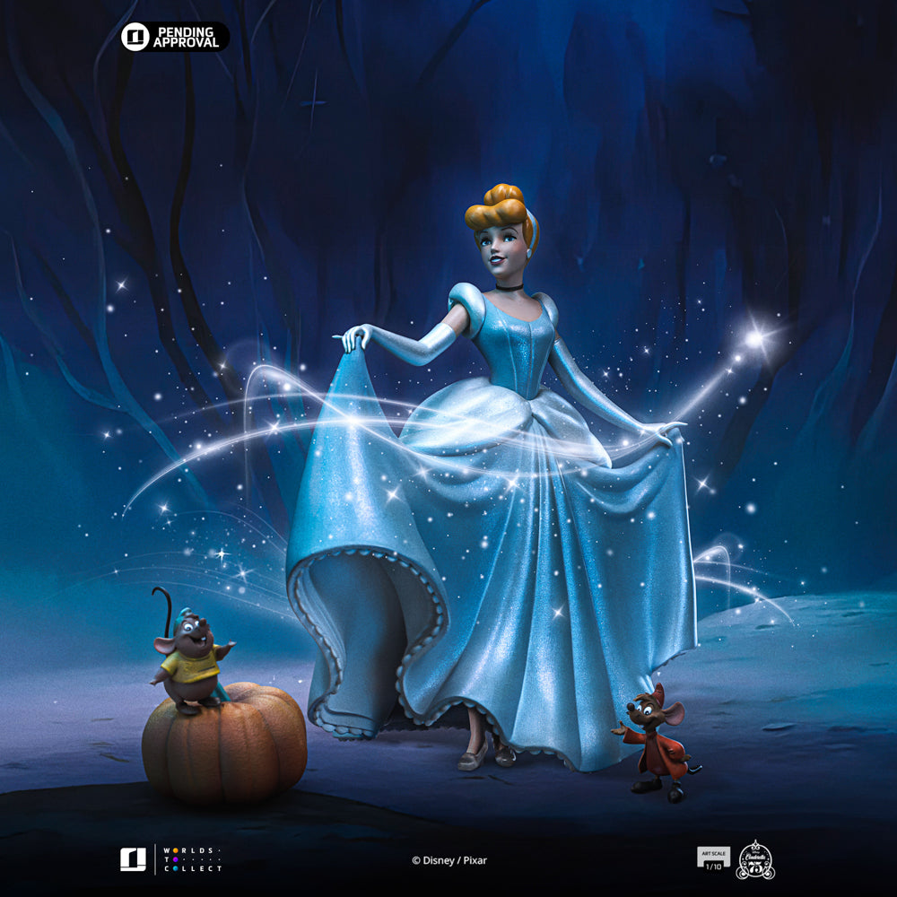 Estátua Cinderella - Disney Classics - Art Scale 1/10 - Iron Studios
