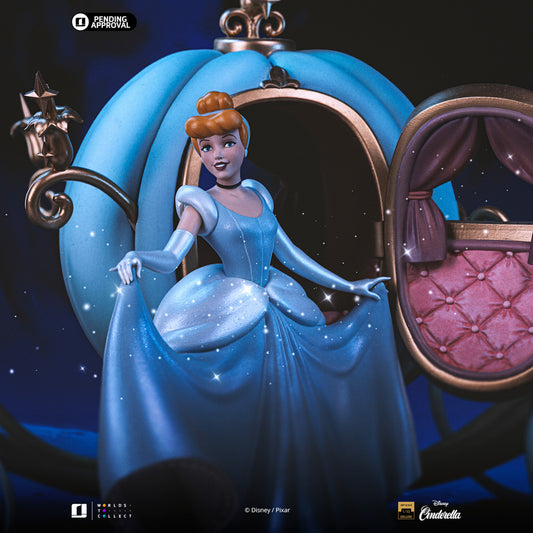 Estátua Cinderella Deluxe - Disney Classics - Art Scale 1/10 - Iron Studios