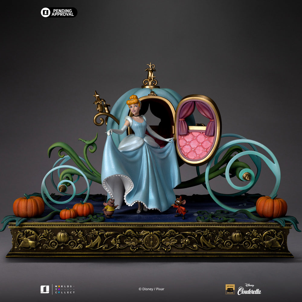 Estátua Cinderella Deluxe - Disney Classics - Art Scale 1/10 - Iron Studios