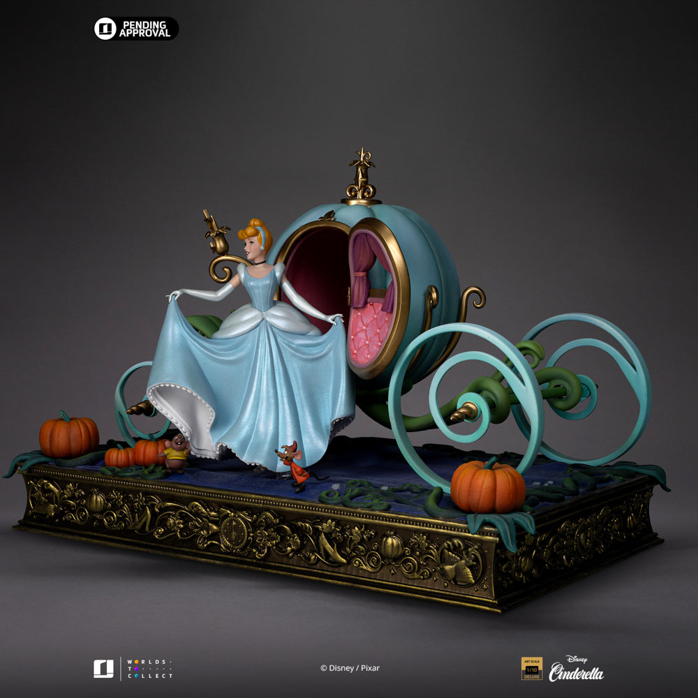Estátua Cinderella Deluxe - Disney Classics - Art Scale 1/10 - Iron Studios