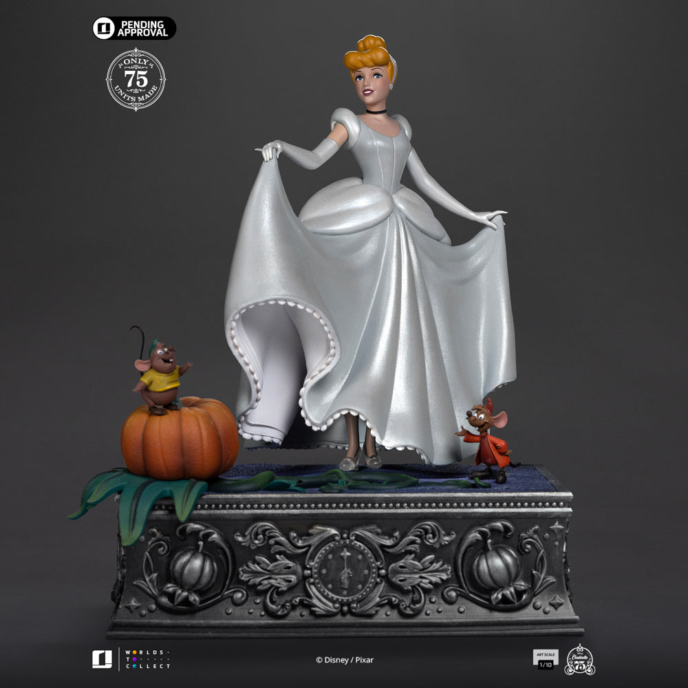 Estátua Cinderella 75th Anniversary - Disney Classics - Art Scale 1/10 - Iron Studios