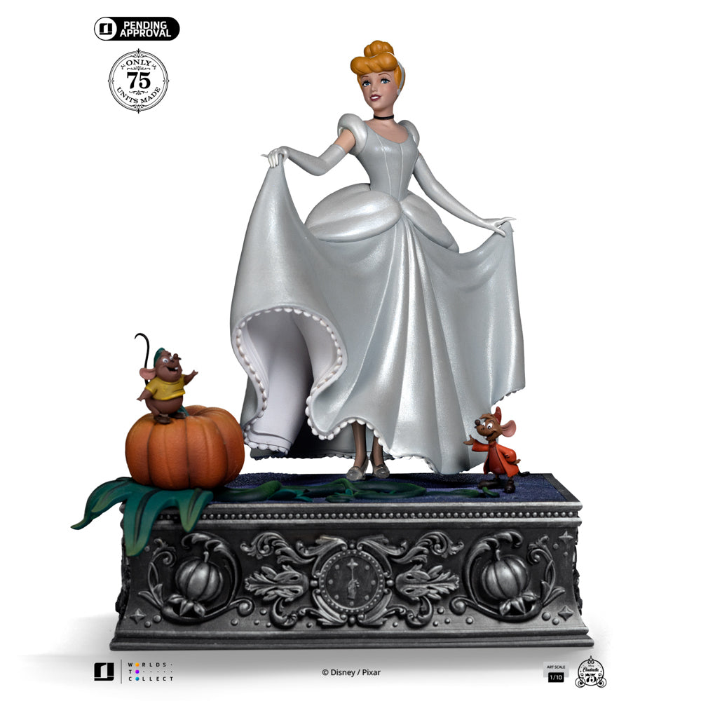 Estátua Cinderella 75th Anniversary - Disney Classics - Art Scale 1/10 - Iron Studios