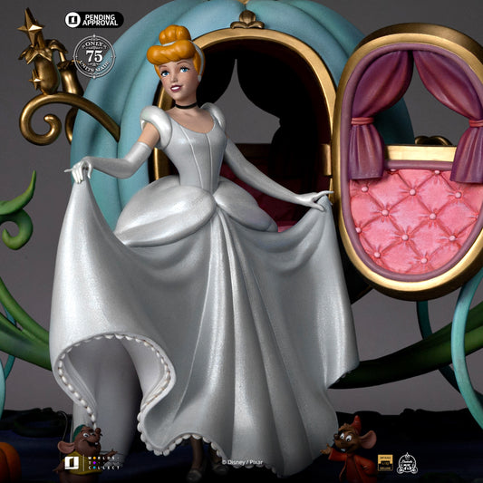 Estátua Cinderella 75th Anniversary Deluxe - Disney Classics - Deluxe Art Scale 1/10 - Iron Studios