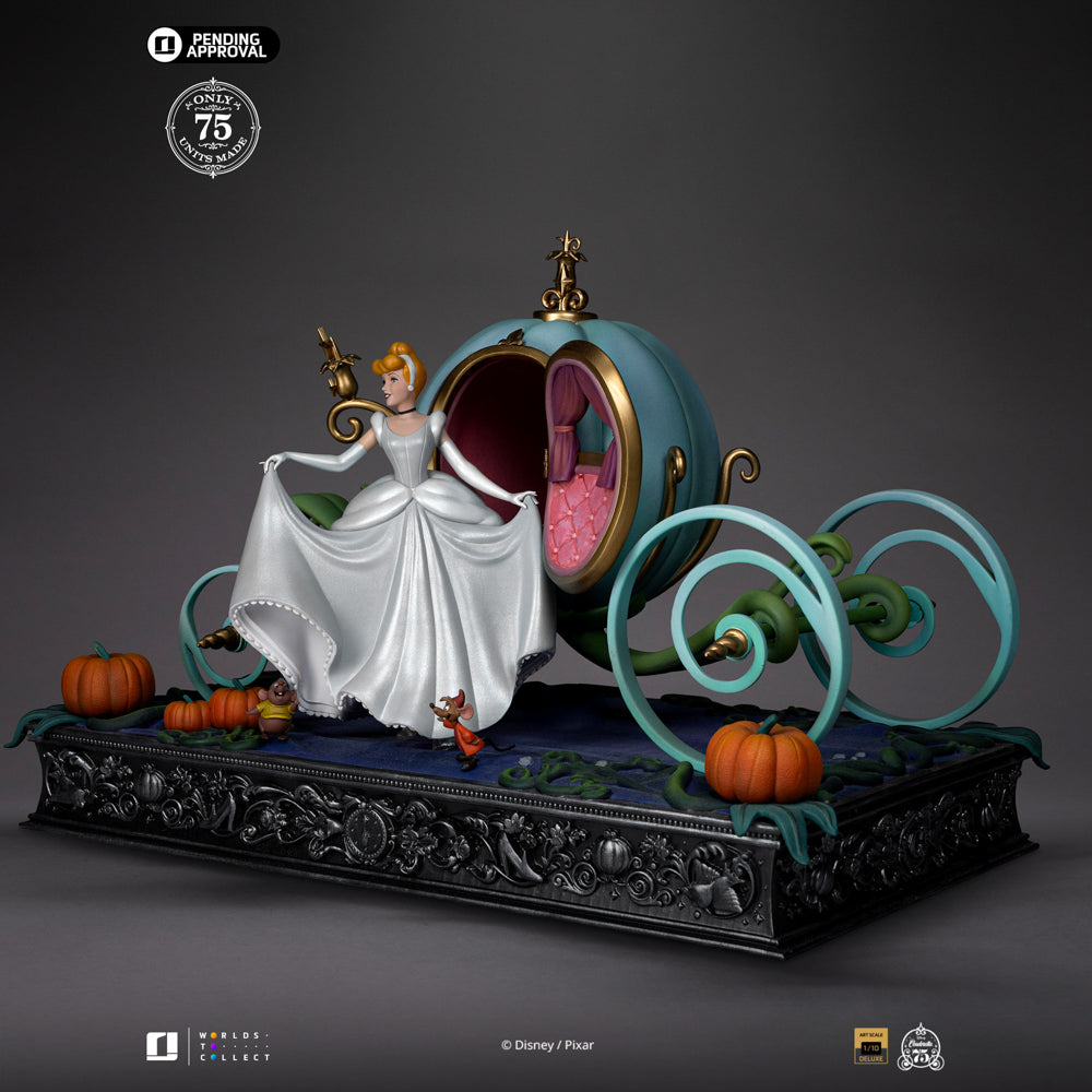 Estátua Cinderella 75th Anniversary Deluxe - Disney Classics - Deluxe Art Scale 1/10 - Iron Studios