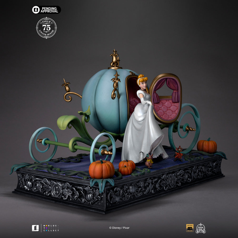 Estátua Cinderella 75th Anniversary Deluxe - Disney Classics - Deluxe Art Scale 1/10 - Iron Studios