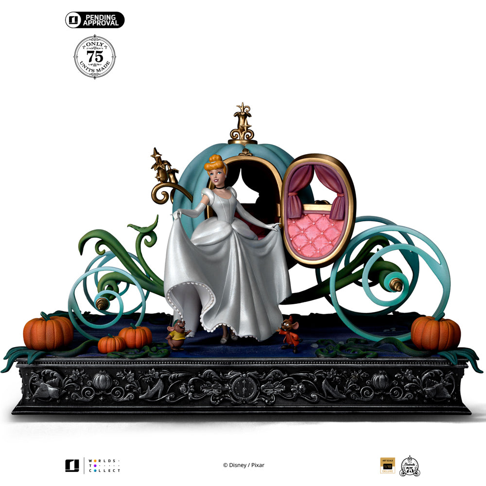 Estátua Cinderella 75th Anniversary Deluxe - Disney Classics - Deluxe Art Scale 1/10 - Iron Studios