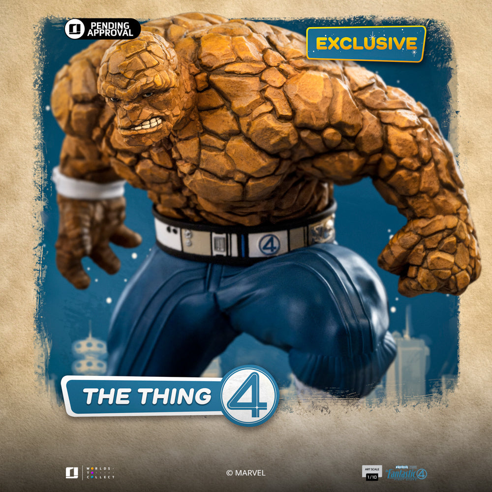 Estátua The Thing (Exclusive Version) - Fantastic Four - Art Scale 1/10 - Iron Studios