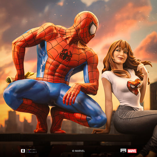 Estátua Spider-Man and Mary Jane - Marvel Comics - Diorama 1/6 - Iron Studios