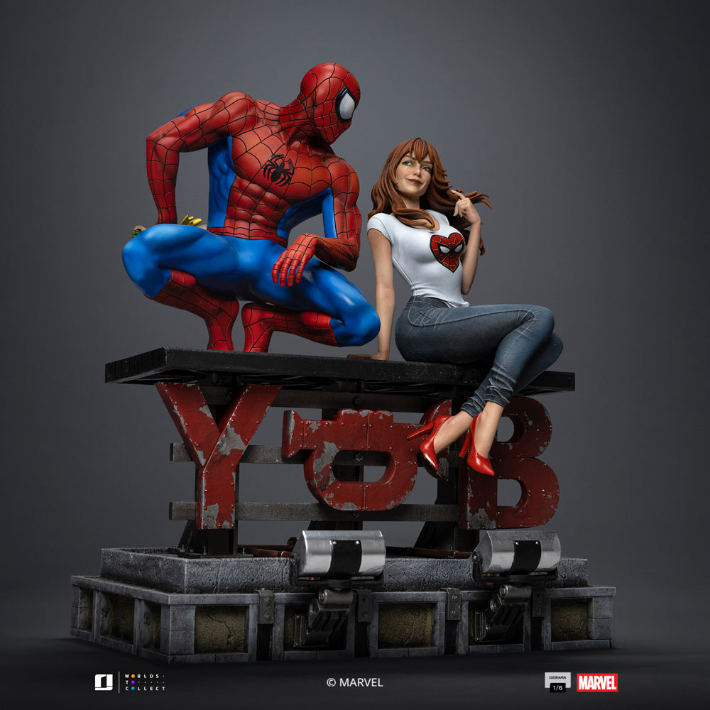 Estátua Spider-Man and Mary Jane - Marvel Comics - Diorama 1/6 - Iron Studios