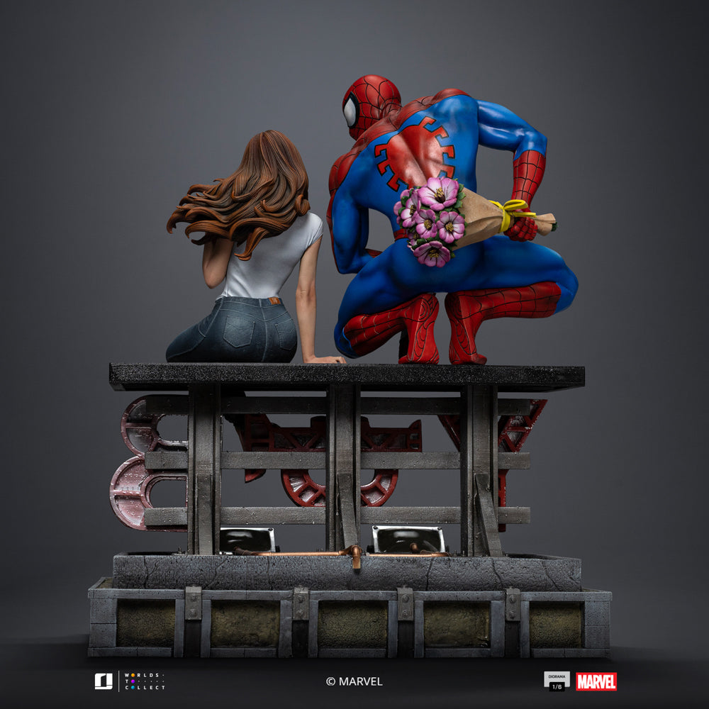 Estátua Spider-Man and Mary Jane - Marvel Comics - Diorama 1/6 - Iron Studios
