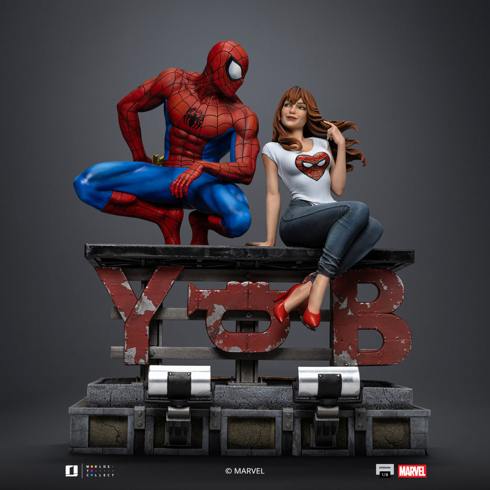 Estátua Spider-Man and Mary Jane - Marvel Comics - Diorama 1/6 - Iron Studios
