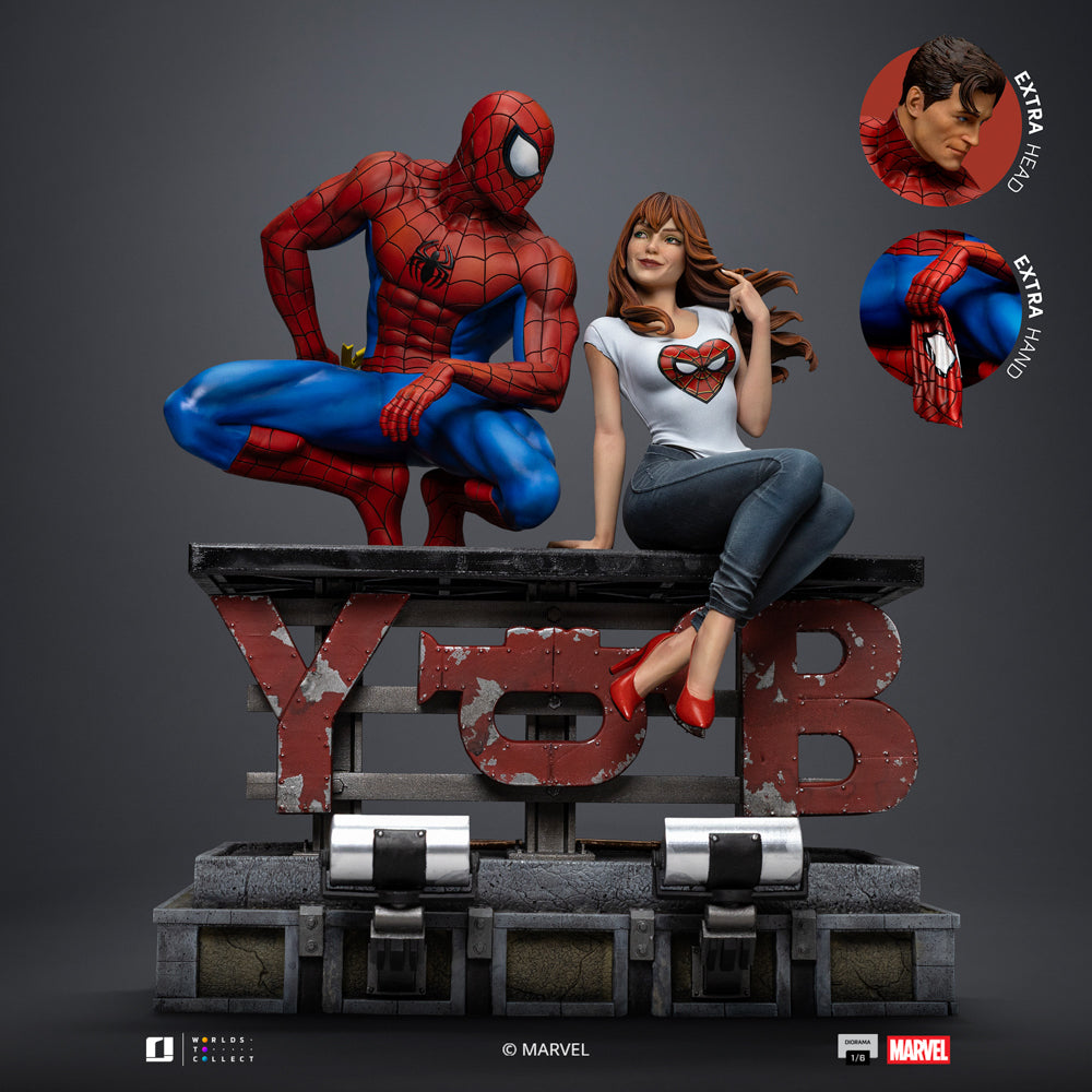 Estátua Spider-Man and Mary Jane - Marvel Comics - Diorama 1/6 - Iron Studios