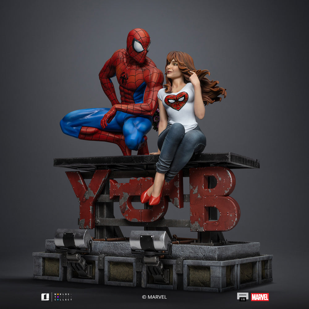 Estátua Spider-Man and Mary Jane - Marvel Comics - Diorama 1/6 - Iron Studios