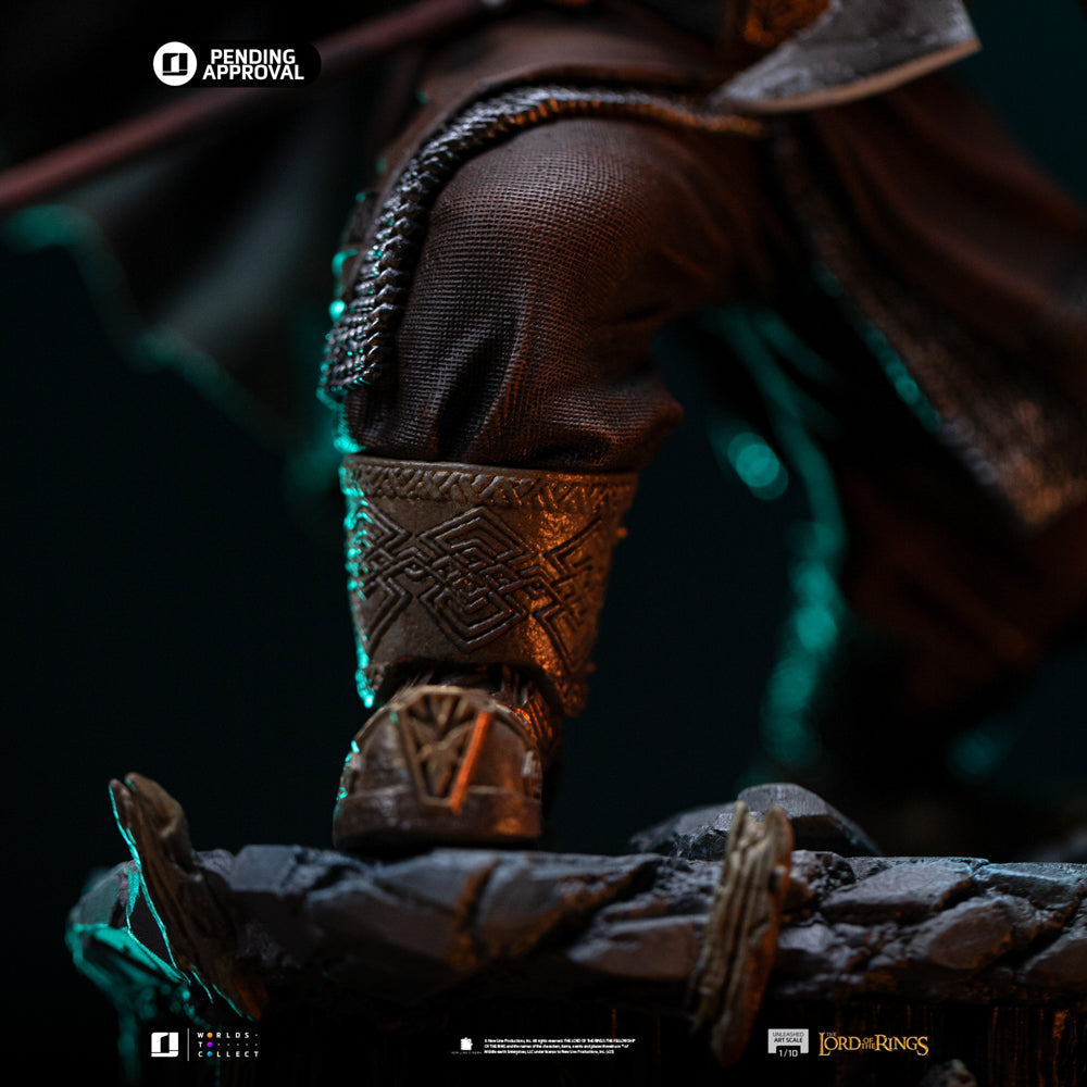 Estátua Gimli Unleashed - The Lord of the Rings - Art Scale 1/10 - Iron Studios