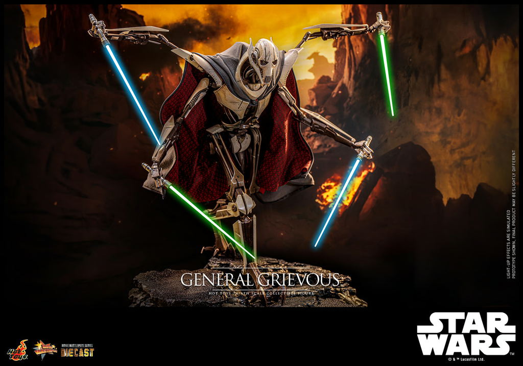 Figura General Grievous - Star Wars - 1/6 Scale - Hot Toys – Iron