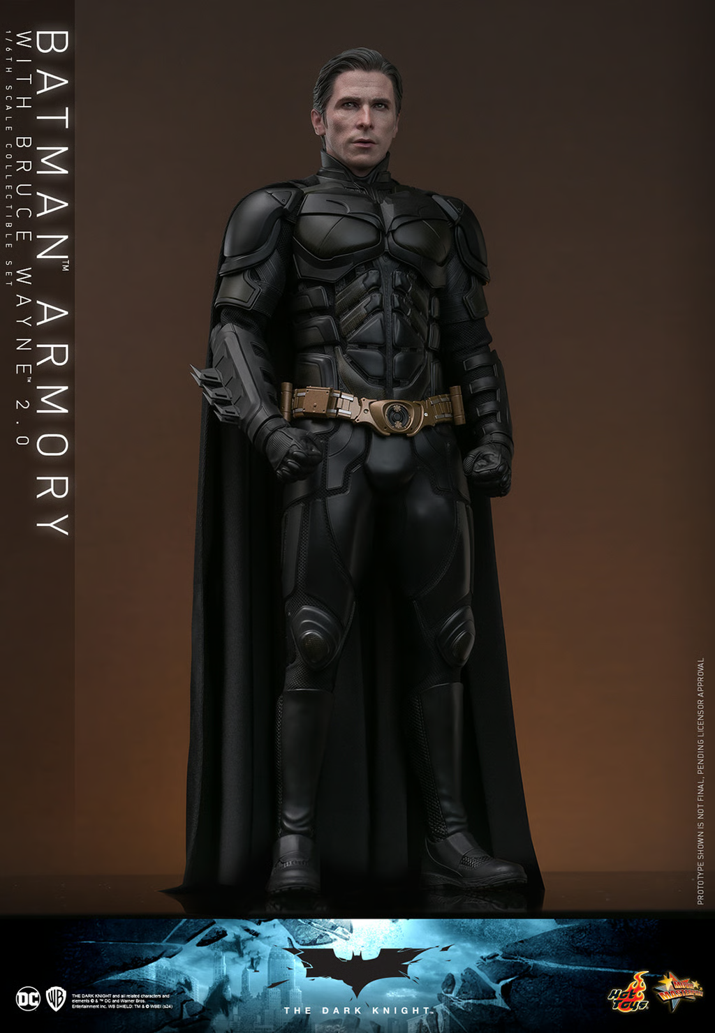 Figura Batman Armory com Bruce Wayne (2.0) - BATMAN THE DARK KNIGHT - 1/6 Scale - Hot Toys