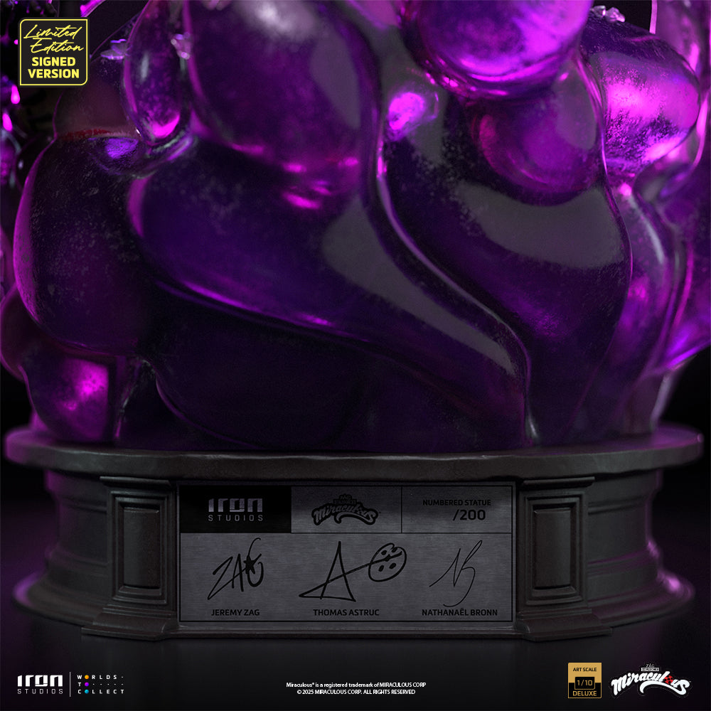 Estátua Ladybug and Cat Noir - Miraculous 10th Anniversary Signed Edition - Deluxe Art Scale 1/10 - Iron Studios