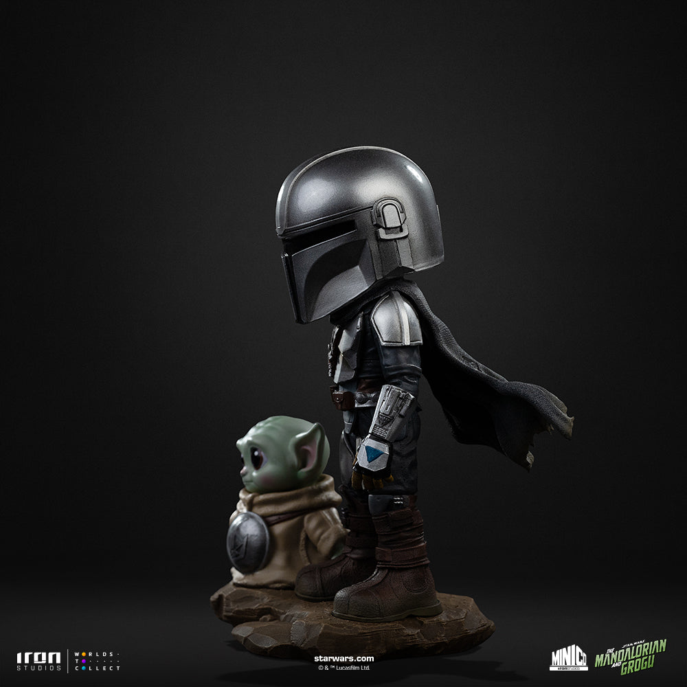 Voucher Pré-venda - Estátua Mandalorian and Grogu - The Mandalorian and Grogu Movie - MiniCo - Iron Studios