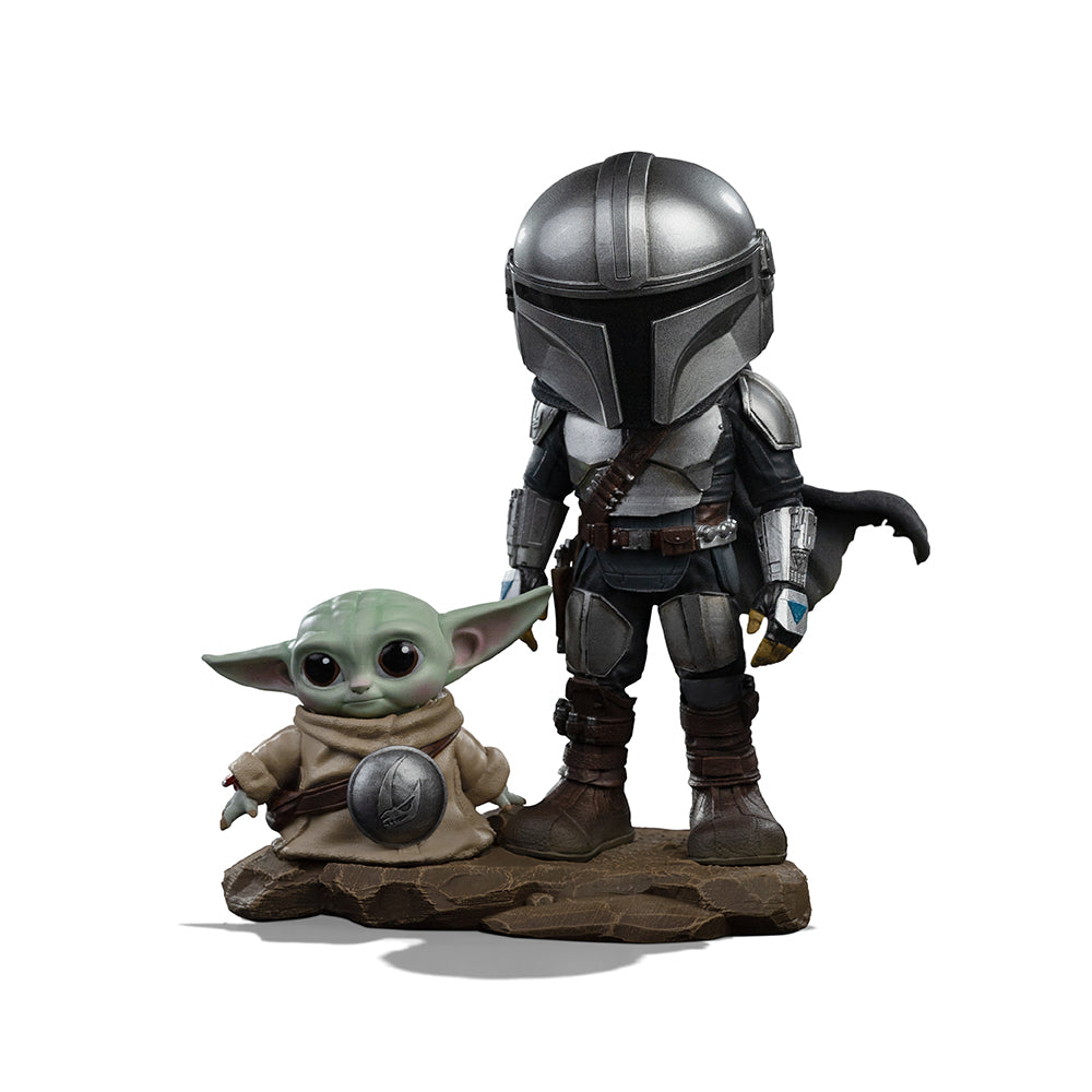 Voucher Pré-venda - Estátua Mandalorian and Grogu - The Mandalorian and Grogu Movie - MiniCo - Iron Studios