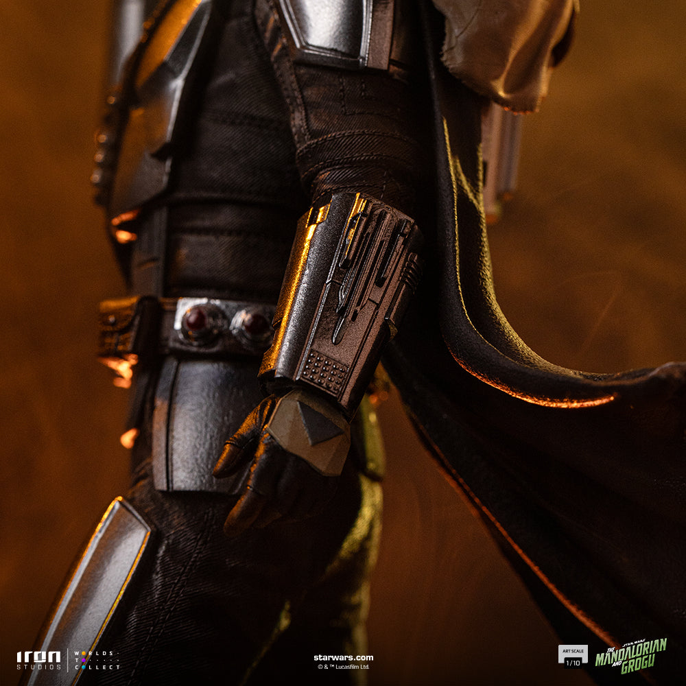Estátua Mandalorian and Grogu - The Mandalorian and Grogu Movie - Art Scale 1/10 - Iron Studios