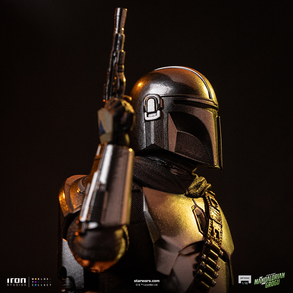 Estátua Mandalorian and Grogu - The Mandalorian and Grogu Movie - Art Scale 1/10 - Iron Studios