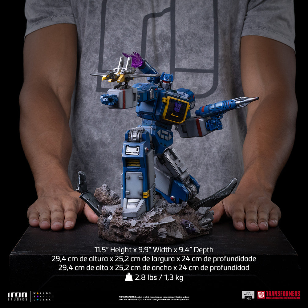 Estátua Soundwave - Transformers - Demi Art Scale 1/20 - Iron Studios