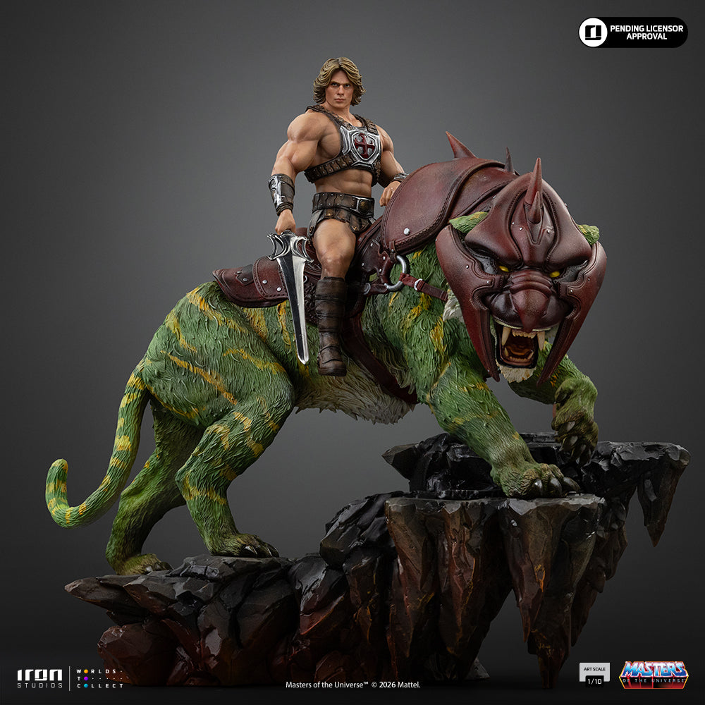 Voucher Pré-Venda - Estátua He-Man and Battle Cat - Masters of the Universe Movie - Deluxe Art Scale 1/10 - Iron Studios