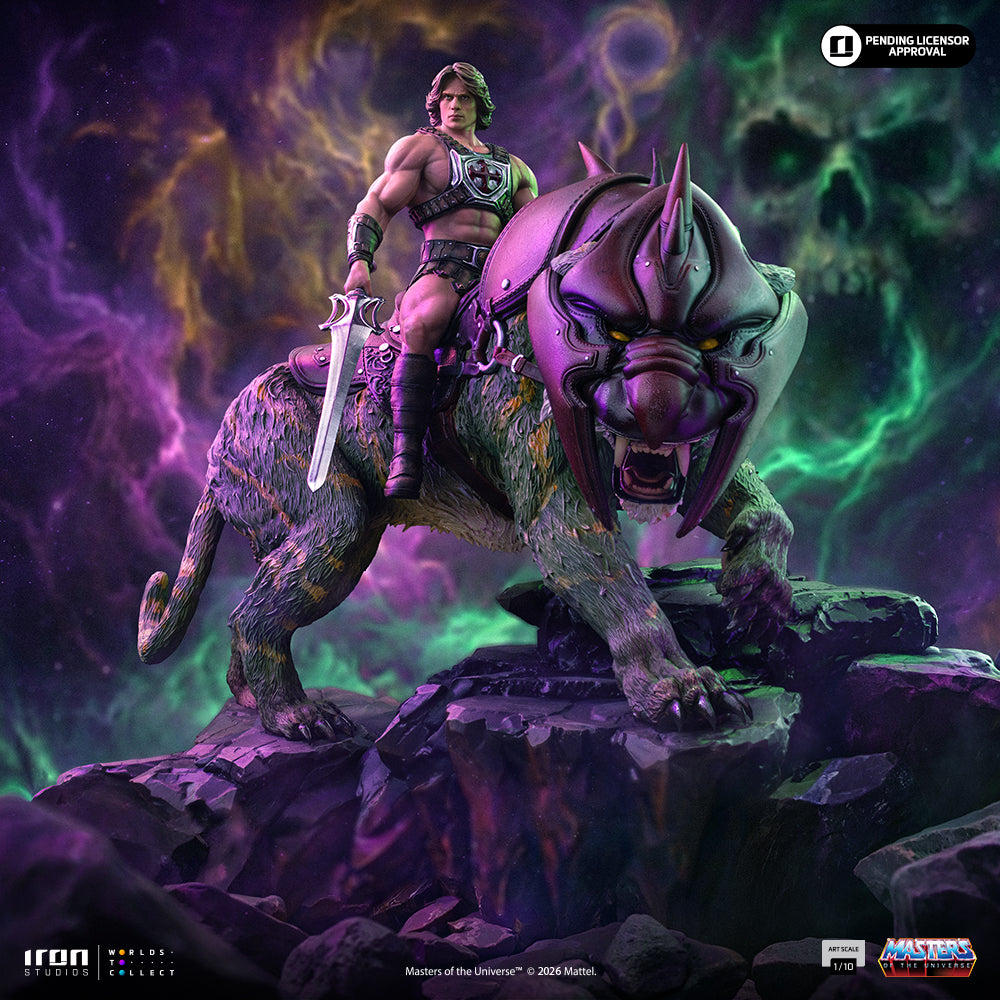 Voucher Pré-Venda - Estátua He-Man and Battle Cat - Masters of the Universe Movie - Deluxe Art Scale 1/10 - Iron Studios