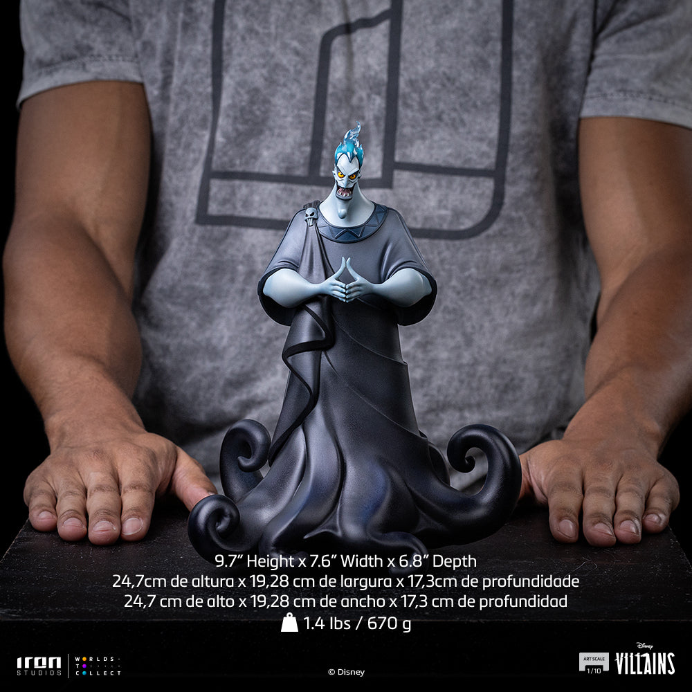 Estátua Hades Regular - Disney's Villains - Art Scale 1/10 - Iron Studios