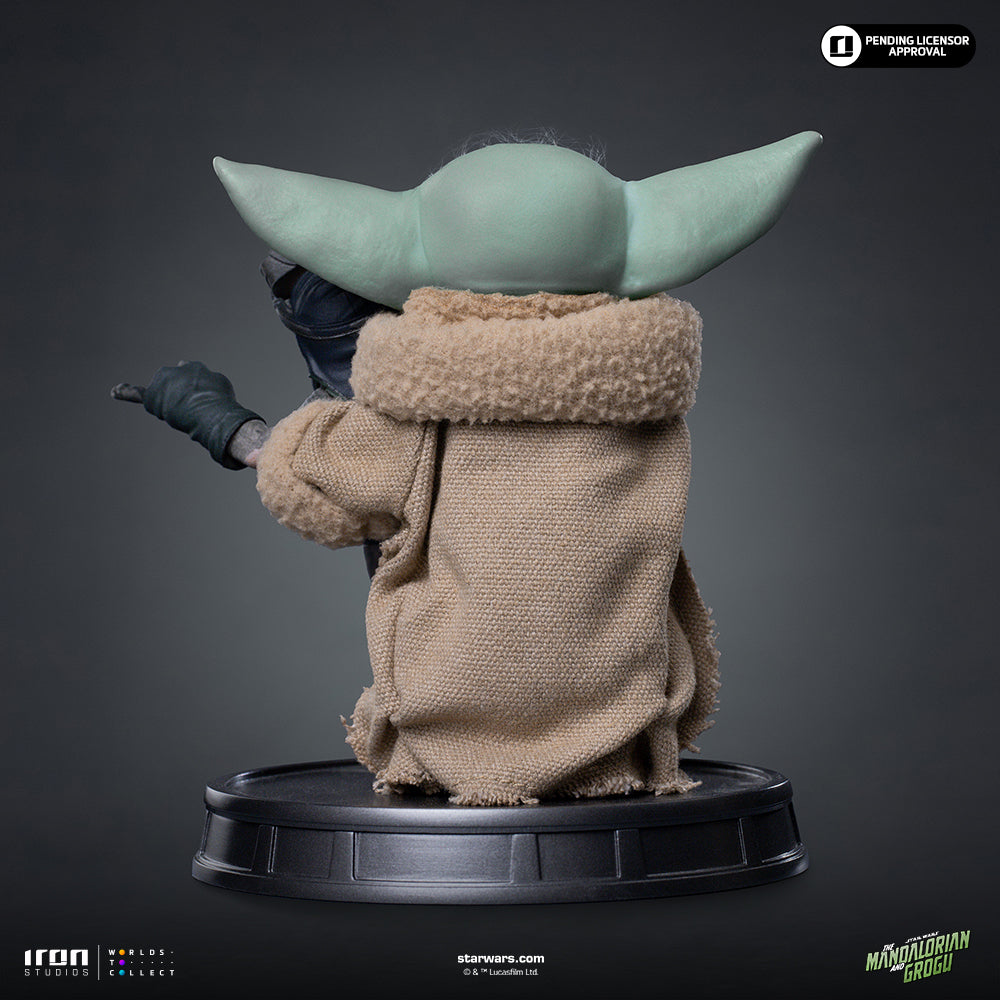 Estátua Grogu No Squeezy - Mandalorian and Grogu Movie - Grogu Collection - Iron Studios