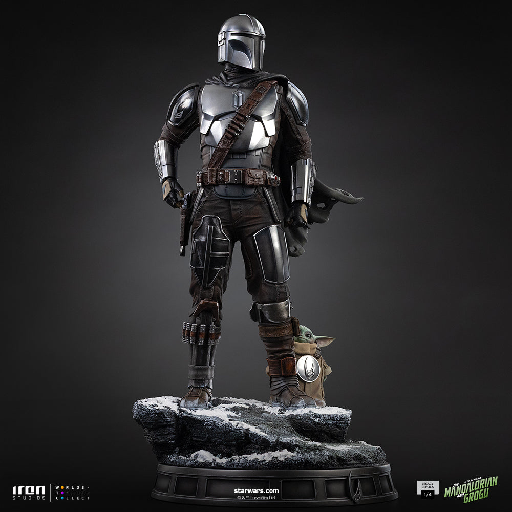 Voucher Pré-venda - Estátua Mandalorian and Grogu - The Mandalorian and Grogu Movie - Legacy Replica 1/4 - Iron Studios
