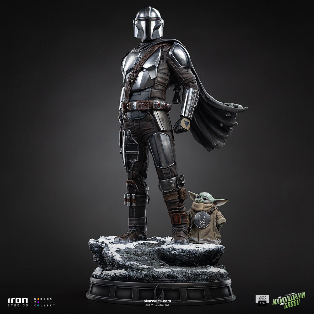 Voucher Pré-venda - Estátua Mandalorian and Grogu - The Mandalorian and Grogu Movie - Legacy Replica 1/4 - Iron Studios