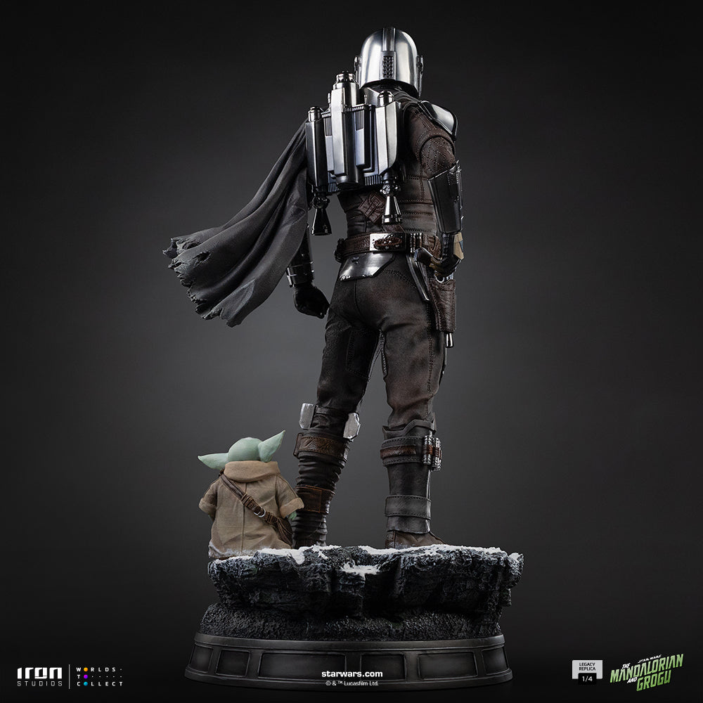 Voucher Pré-venda - Estátua Mandalorian and Grogu - The Mandalorian and Grogu Movie - Legacy Replica 1/4 - Iron Studios