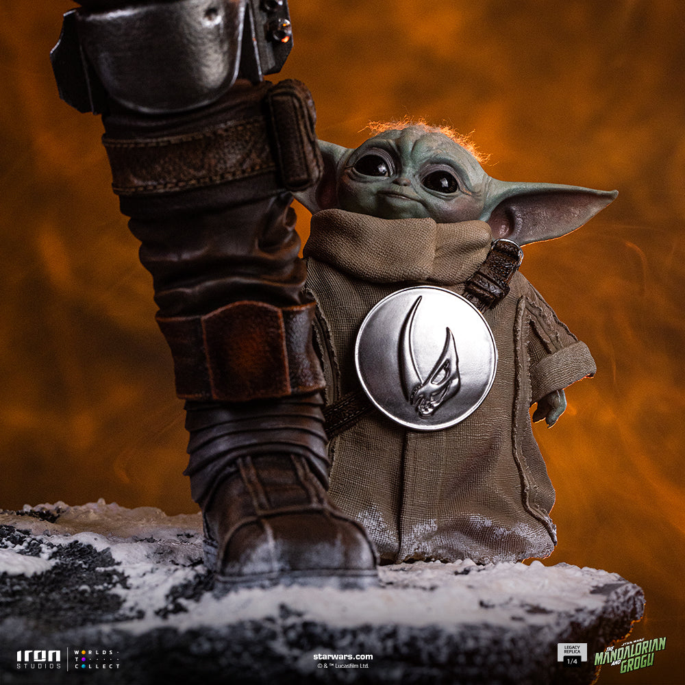 Voucher Pré-venda - Estátua Mandalorian and Grogu - The Mandalorian and Grogu Movie - Legacy Replica 1/4 - Iron Studios