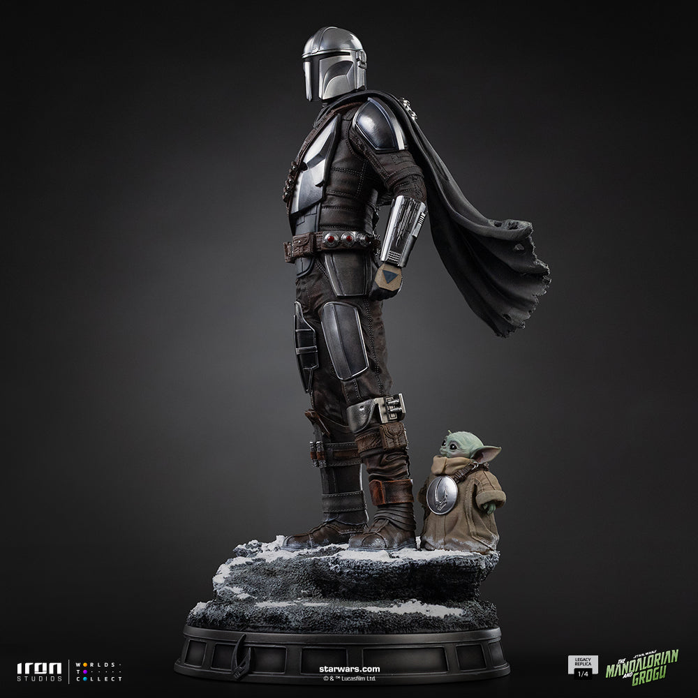 Voucher Pré-venda - Estátua Mandalorian and Grogu - The Mandalorian and Grogu Movie - Legacy Replica 1/4 - Iron Studios